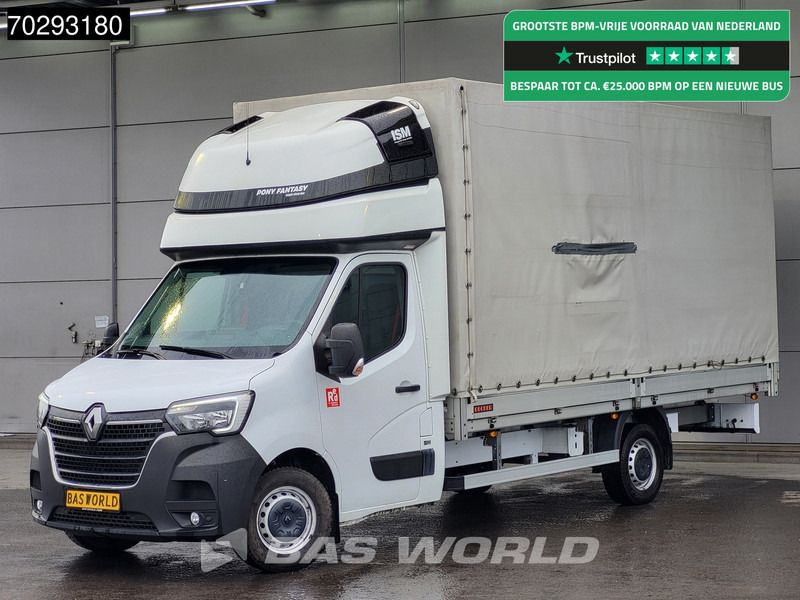 Renault Master 165PK Schuifzeilen RED-edition LED Airco Cruise Standkachel Euro6 Zeilen Zeil Curtainsides Zeilenwagen Plane Bakwagen Koffer 24m3 Airc - כלי רכב מסחרי עם וילונות צד: תמונה 1 Renault Master 165PK Schuifzeilen RED-edition LED Airco Cruise Standkachel Euro6 Zeilen Zeil Curtainsides Zeilenwagen Plane Bakwagen Koffer 24m3 Airc - כלי רכב מסחרי עם וילונות צד: תמונה 1