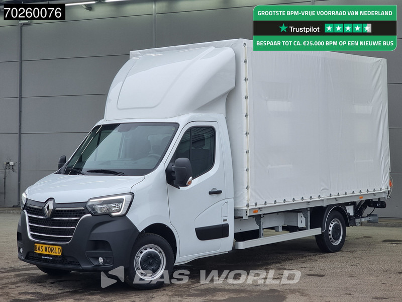 Renault Master 165PK Schuifzeilen met Laadklep Bakwagen Airco Cruise Schuifzeil Zeilen Koffer Meubelbak 21m3 Airco Cruise control - כלי רכב מסחרי עם וילונות צד: תמונה 1 Renault Master 165PK Schuifzeilen met Laadklep Bakwagen Airco Cruise Schuifzeil Zeilen Koffer Meubelbak 21m3 Airco Cruise control - כלי רכב מסחרי עם וילונות צד: תמונה 1