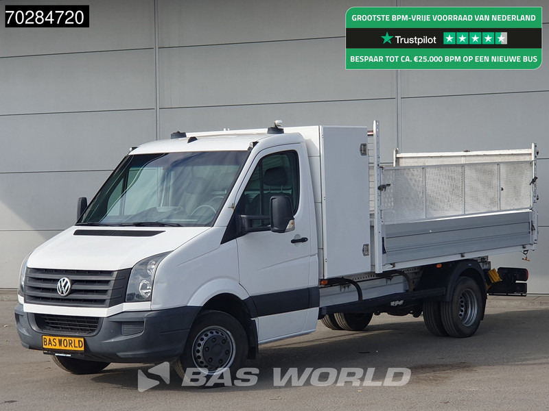 Volkswagen Crafter 136pk Open Laadbak met Kist Dubbellucht 3,5t Trekhaak Airco Euro6 Tipper Benne Kieper Trekhaak - כלי רכב מסחרי במיטה שטוחה: תמונה 1 Volkswagen Crafter 136pk Open Laadbak met Kist Dubbellucht 3,5t Trekhaak Airco Euro6 Tipper Benne Kieper Trekhaak - כלי רכב מסחרי במיטה שטוחה: תמונה 1
