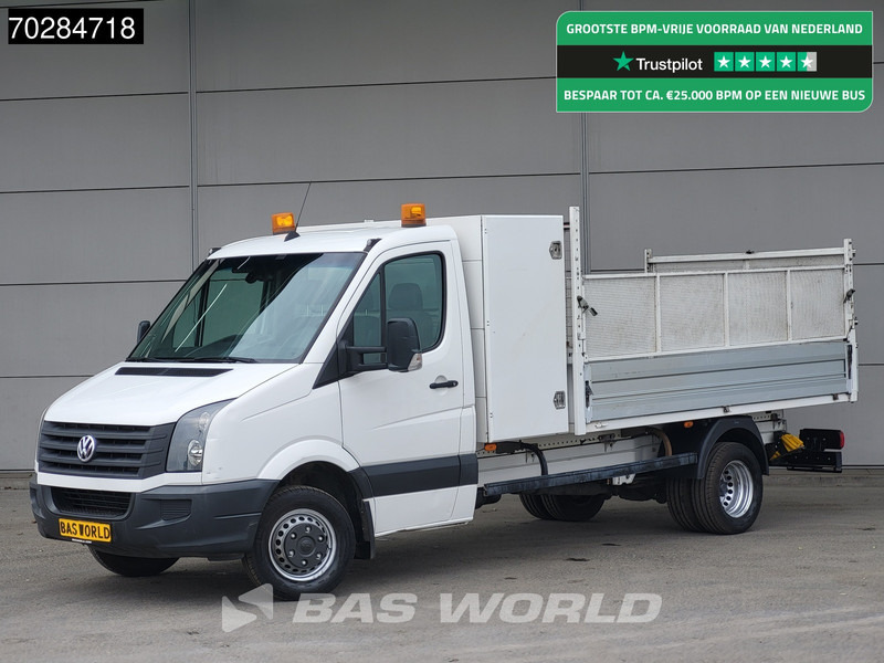 Volkswagen Crafter 136pk Open Laadbak met Kist Dubbellucht 3,5t Trekhaak Pritsche Pickup Open Box Trekhaak - כלי רכב מסחרי במיטה שטוחה: תמונה 1 Volkswagen Crafter 136pk Open Laadbak met Kist Dubbellucht 3,5t Trekhaak Pritsche Pickup Open Box Trekhaak - כלי רכב מסחרי במיטה שטוחה: תמונה 1