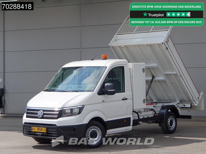 Volkswagen Crafter 140pk Kipper met Kist Trekhaak Airco Euro6 Kipper Tipper Benne Airco Trekhaak - כלי רכב מסחרי מזהיר: תמונה 1 Volkswagen Crafter 140pk Kipper met Kist Trekhaak Airco Euro6 Kipper Tipper Benne Airco Trekhaak - כלי רכב מסחרי מזהיר: תמונה 1