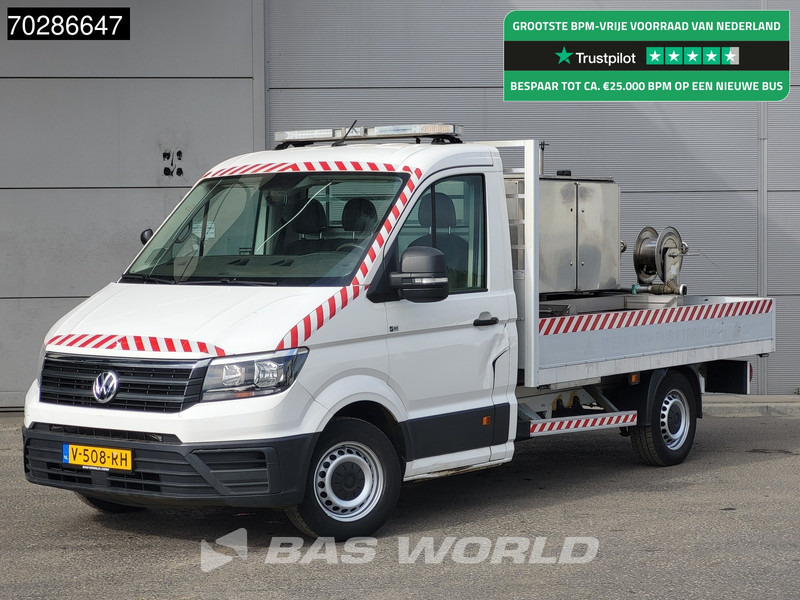 Volkswagen Crafter 177pk Automaat Open Laadbak Reinigingswagen Trekhaak Airco Cruise Euro6 Pritsche Pickup Open Box Hogedrukspuit Waterpomp Airco T - כלי רכב מסחרי במיטה שטוחה: תמונה 1 Volkswagen Crafter 177pk Automaat Open Laadbak Reinigingswagen Trekhaak Airco Cruise Euro6 Pritsche Pickup Open Box Hogedrukspuit Waterpomp Airco T - כלי רכב מסחרי במיטה שטוחה: תמונה 1