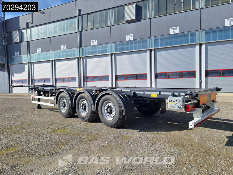 Kässbohrer K.SHG S / 40 - 12 / 27 EU 3 axles NEW! Container Chassis - סמיטריילר מוביל מכולות/ החלפת גוף: תמונה 3 Kässbohrer K.SHG S / 40 - 12 / 27 EU 3 axles NEW! Container Chassis - סמיטריילר מוביל מכולות/ החלפת גוף: תמונה 3