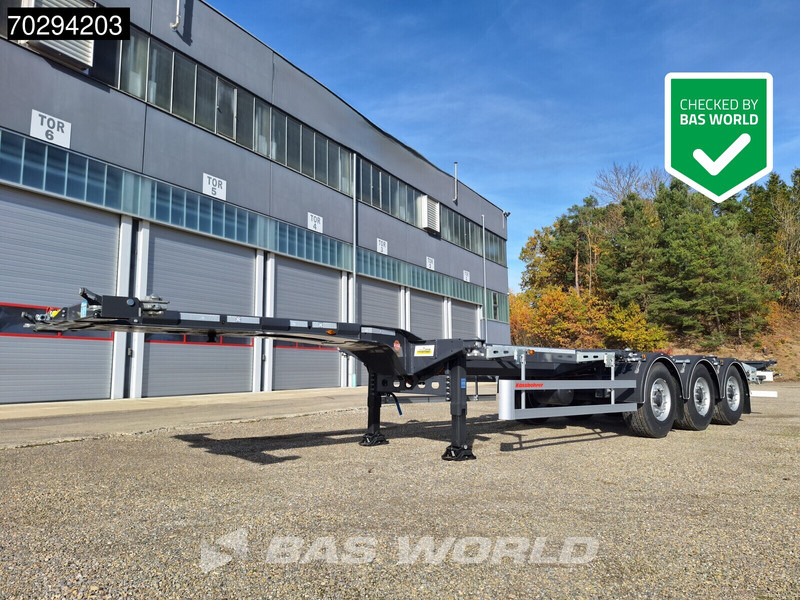 Kässbohrer K.SHG S / 40 - 12 / 27 EU 3 axles NEW! Container Chassis - סמיטריילר מוביל מכולות/ החלפת גוף: תמונה 2 Kässbohrer K.SHG S / 40 - 12 / 27 EU 3 axles NEW! Container Chassis - סמיטריילר מוביל מכולות/ החלפת גוף: תמונה 2