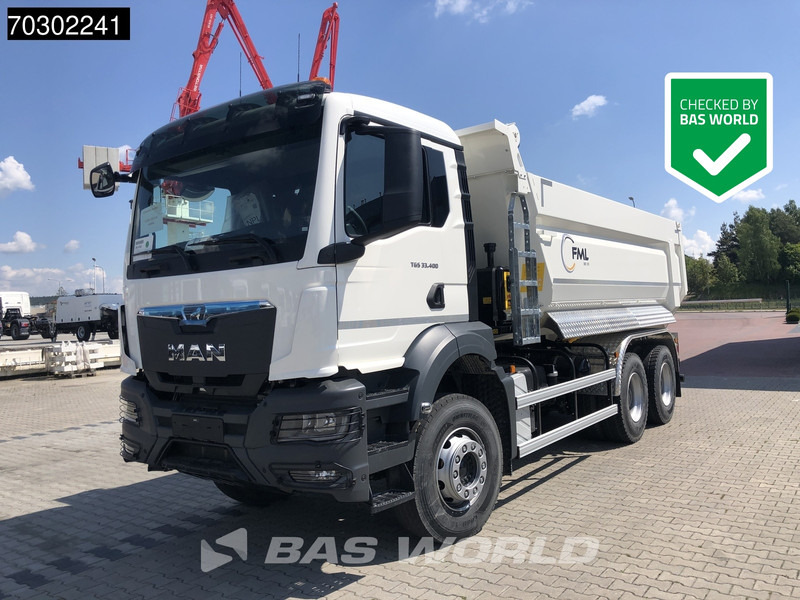 MAN TGS 33.400 6X4 NEW 17m3 KH Kipper Manual Steel suspension Big-Axle EURO 2 - מזהיר: תמונה 1 MAN TGS 33.400 6X4 NEW 17m3 KH Kipper Manual Steel suspension Big-Axle EURO 2 - מזהיר: תמונה 1