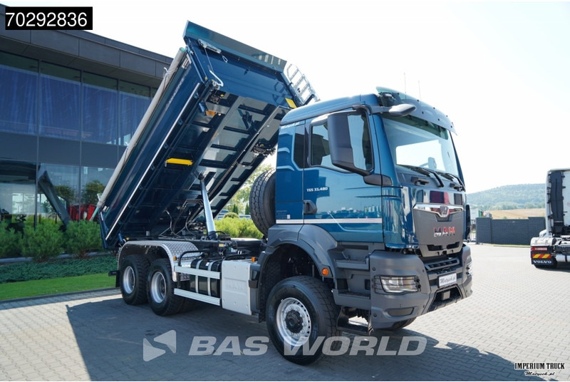 MAN TGS 33.480 TGS 6X6 11m3 KH-3-Way Kipper 6x6 Steel Suspension Automatic Big-Axle Euro 6 - מזהיר: תמונה 5 MAN TGS 33.480 TGS 6X6 11m3 KH-3-Way Kipper 6x6 Steel Suspension Automatic Big-Axle Euro 6 - מזהיר: תמונה 5