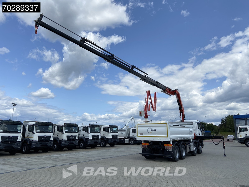 MAN TGS 35.440 8X4 NEW! Fassi F275.026 Kran Crane 13m3 3-Sided Tipper Big-Axle Euro 6 - מזהיר, משאית מנוף: תמונה 5 MAN TGS 35.440 8X4 NEW! Fassi F275.026 Kran Crane 13m3 3-Sided Tipper Big-Axle Euro 6 - מזהיר, משאית מנוף: תמונה 5