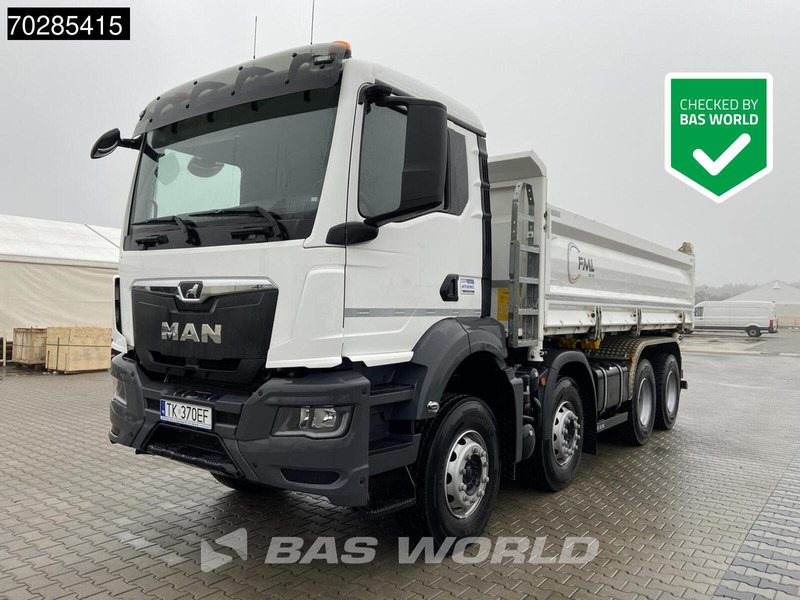MAN TGS 35.440 TGS 8X4 14m3 3-Way tipper Hardox Big-Axle Steel-suspension Euro 6 - מזהיר: תמונה 1 MAN TGS 35.440 TGS 8X4 14m3 3-Way tipper Hardox Big-Axle Steel-suspension Euro 6 - מזהיר: תמונה 1
