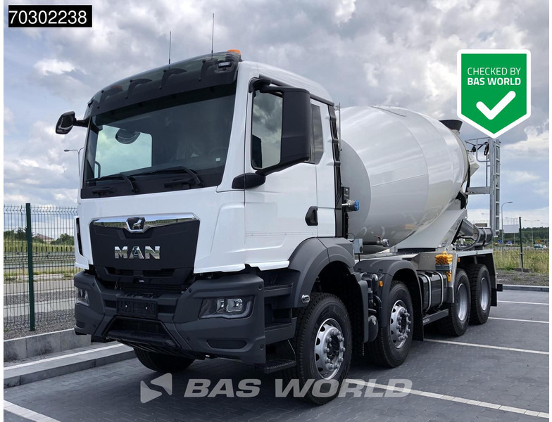 MAN TGS 41.400 8X4 10m3 FML mixer Steelsuspension Manual Airco EURO 2 - משאית מערבלת בטון: תמונה 1 MAN TGS 41.400 8X4 10m3 FML mixer Steelsuspension Manual Airco EURO 2 - משאית מערבלת בטון: תמונה 1