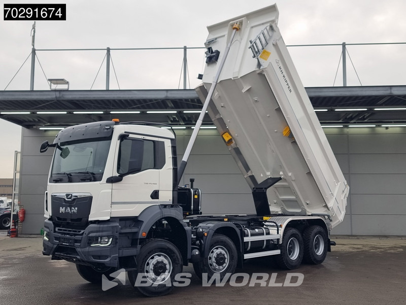 MAN TGS 41.480 8X8 8x8 20m3 KH Kipper tarpaulin Manual Big-axle Steel suspension Euro 6 - מזהיר: תמונה 3 MAN TGS 41.480 8X8 8x8 20m3 KH Kipper tarpaulin Manual Big-axle Steel suspension Euro 6 - מזהיר: תמונה 3