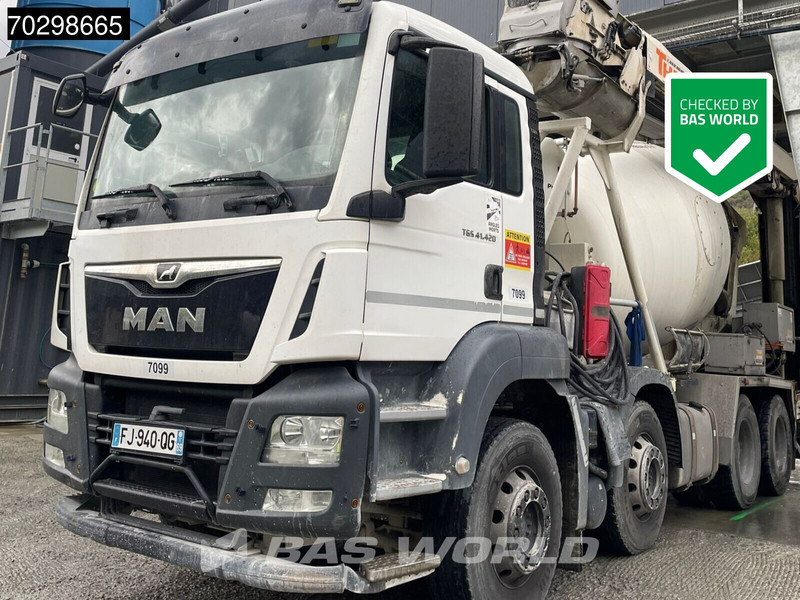 MAN TGS TGS 8X4 8m3 Putzmeister Mixer Big-Axle Steelsuspension Euro 6 - משאית מערבלת בטון: תמונה 1 MAN TGS TGS 8X4 8m3 Putzmeister Mixer Big-Axle Steelsuspension Euro 6 - משאית מערבלת בטון: תמונה 1