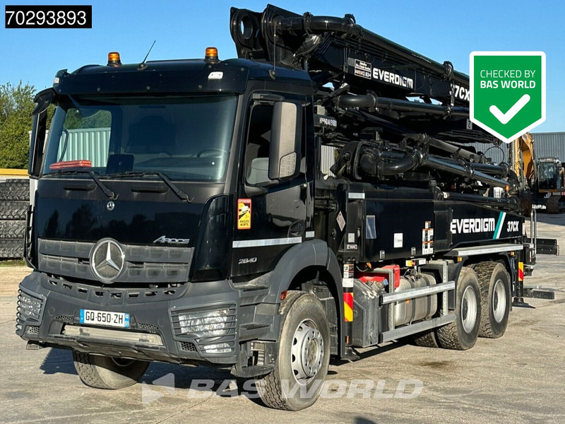 Mercedes-Benz Arocs 2840 Arocs 6X4 NEW! Everdigm 37CX-5 concrete pump Steel Suspension Automatic Euro 6 - משאית משאבת בטון: תמונה 1 Mercedes-Benz Arocs 2840 Arocs 6X4 NEW! Everdigm 37CX-5 concrete pump Steel Suspension Automatic Euro 6 - משאית משאבת בטון: תמונה 1