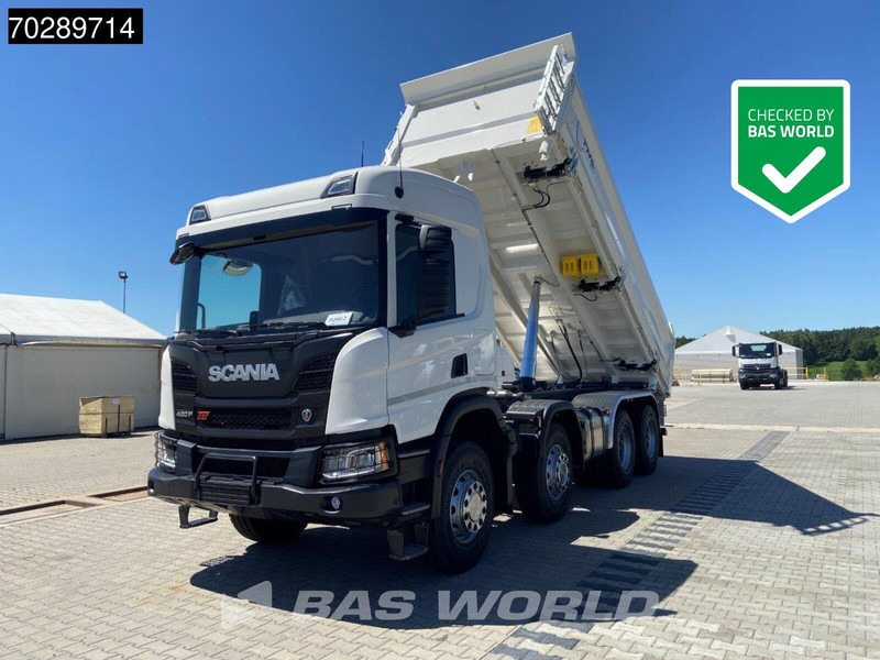 Scania P420 8X4 NEW! 13,5m3 3-way tipper Hardox450 Steel Steelsuspension Euro 6 - מזהיר: תמונה 1 Scania P420 8X4 NEW! 13,5m3 3-way tipper Hardox450 Steel Steelsuspension Euro 6 - מזהיר: תמונה 1