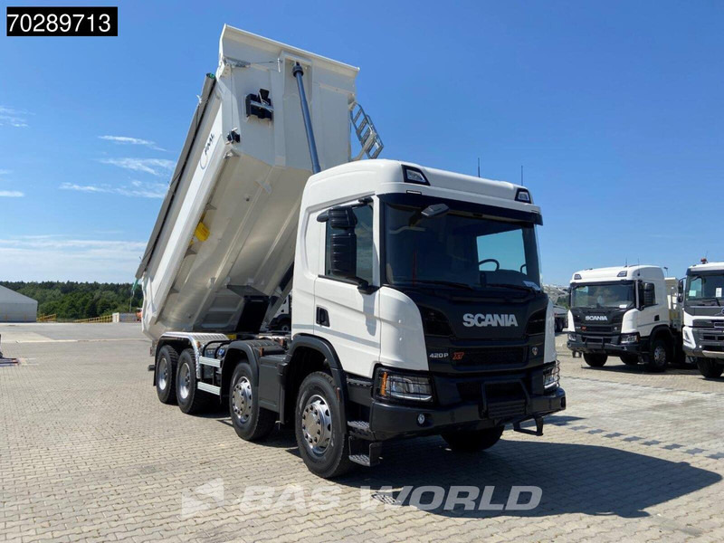 Scania P420 8X4 NEW! 18m3 Steel tipper Steelsuspension Automatic Euro 6 - מזהיר: תמונה 3 Scania P420 8X4 NEW! 18m3 Steel tipper Steelsuspension Automatic Euro 6 - מזהיר: תמונה 3