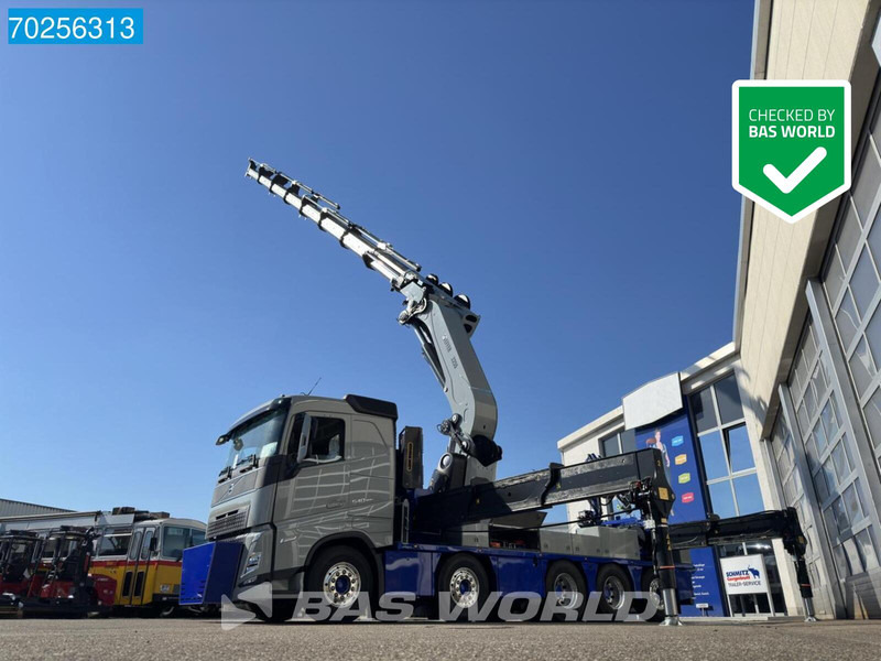 Volvo FH 540 10X4 NEW! Effer 2255 Kran Crane Lift-Lenkachse ACC Navi - משאית צד נופל/ שטוחה, משאית מנוף: תמונה 1 Volvo FH 540 10X4 NEW! Effer 2255 Kran Crane Lift-Lenkachse ACC Navi - משאית צד נופל/ שטוחה, משאית מנוף: תמונה 1