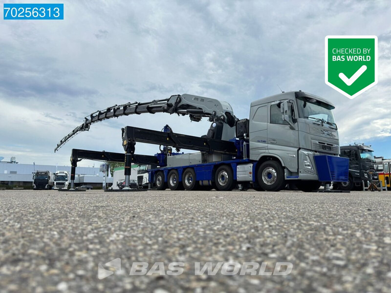 Volvo FH 540 10X4 NEW! Effer 2255 Kran Crane Lift-Lenkachse ACC Navi - משאית צד נופל/ שטוחה, משאית מנוף: תמונה 2 Volvo FH 540 10X4 NEW! Effer 2255 Kran Crane Lift-Lenkachse ACC Navi - משאית צד נופל/ שטוחה, משאית מנוף: תמונה 2