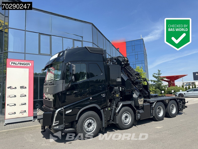 Volvo FH 540 FH 8X4 NEW! Palfinger PK1050 TEC G Crane Kran + JIB Winch Dynamic Steering Navi - משאית צד נופל/ שטוחה, משאית מנוף: תמונה 1 Volvo FH 540 FH 8X4 NEW! Palfinger PK1050 TEC G Crane Kran + JIB Winch Dynamic Steering Navi - משאית צד נופל/ שטוחה, משאית מנוף: תמונה 1