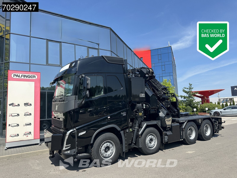 Volvo FH 540 FH 8X4 NEW! Palfinger PK1050 TEC G Crane Kran + JIB Winch Dynamic Steering Navi - משאית צד נופל/ שטוחה, משאית מנוף: תמונה 1 Volvo FH 540 FH 8X4 NEW! Palfinger PK1050 TEC G Crane Kran + JIB Winch Dynamic Steering Navi - משאית צד נופל/ שטוחה, משאית מנוף: תמונה 1