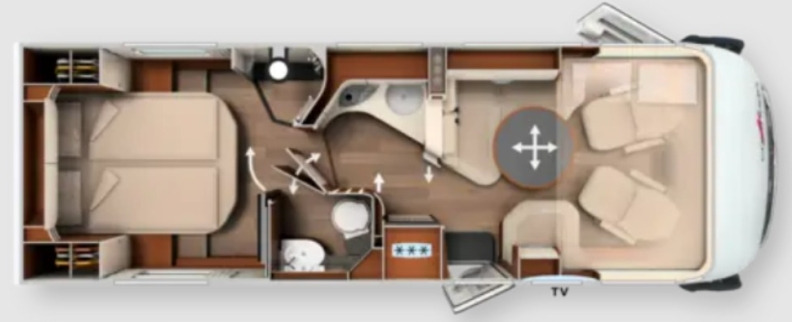 Carthago Chic E-Line I 51 QB - רכב ממונע משולב: תמונה 1 Carthago Chic E-Line I 51 QB - רכב ממונע משולב: תמונה 1