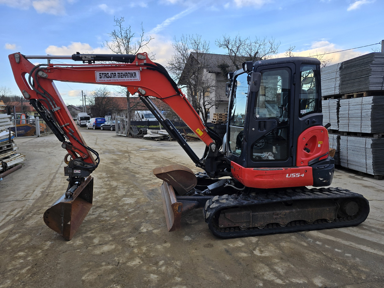 Kubota U55-4 - מיני מחפר: תמונה 3 Kubota U55-4 - מיני מחפר: תמונה 3