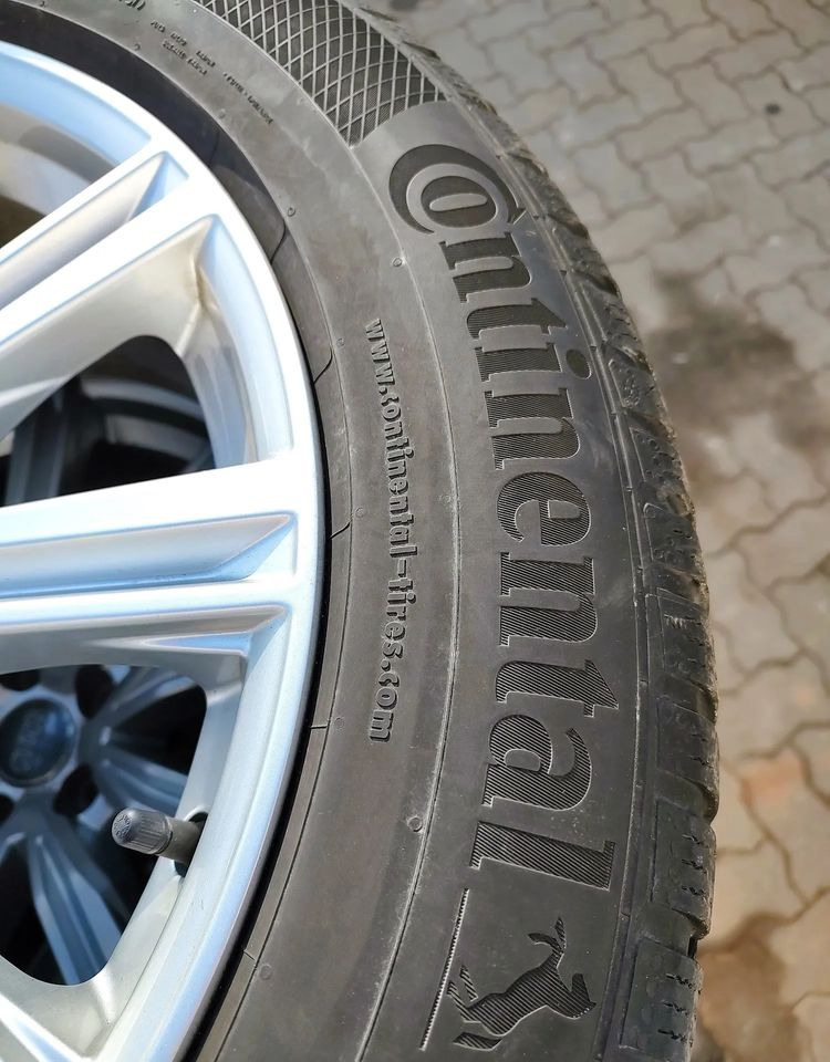 חבילת גלגלים וצמיגים עבור מכונית Koła felgi aluminiowe Audi Q8 SQ8 z oponami zimowymi Continental WinterContact TS850P 265/50 R20 H XL: תמונה 12