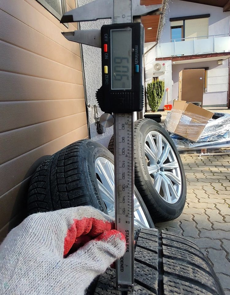 חבילת גלגלים וצמיגים עבור מכונית Koła felgi aluminiowe Audi Q8 SQ8 z oponami zimowymi Continental WinterContact TS850P 265/50 R20 H XL: תמונה 14
