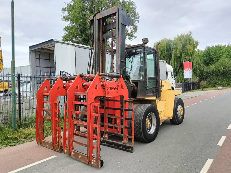 Hyster H 12.00 XL 12 ton heftruck met stenenklem forklift - מלגזת סולר: תמונה 3 Hyster H 12.00 XL 12 ton heftruck met stenenklem forklift - מלגזת סולר: תמונה 3