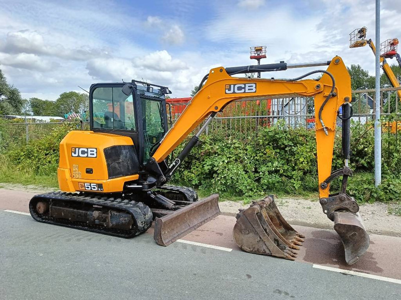 JCB 55 Z-1 midigraver 5 ton excavator bagger graafmach - מיני מחפר: תמונה 1 JCB 55 Z-1 midigraver 5 ton excavator bagger graafmach - מיני מחפר: תמונה 1