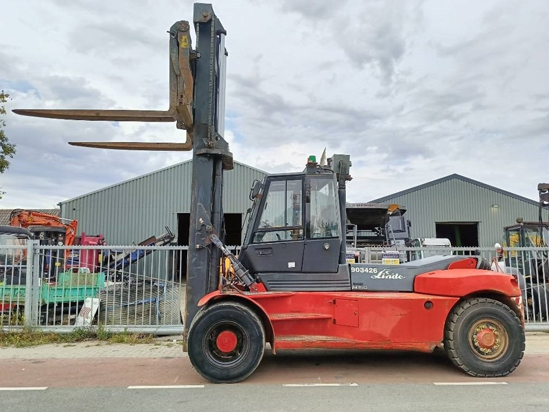 Linde H160 diesel 16T heftruck forklift stapler low mast - מלגזת סולר: תמונה 2 Linde H160 diesel 16T heftruck forklift stapler low mast - מלגזת סולר: תמונה 2