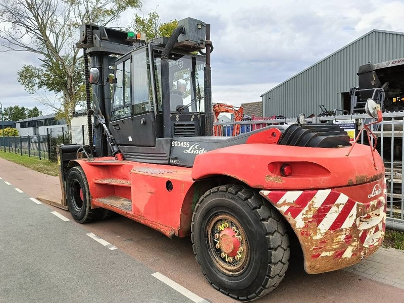 Linde H160 diesel 16T heftruck forklift stapler low mast - מלגזת סולר: תמונה 3 Linde H160 diesel 16T heftruck forklift stapler low mast - מלגזת סולר: תמונה 3