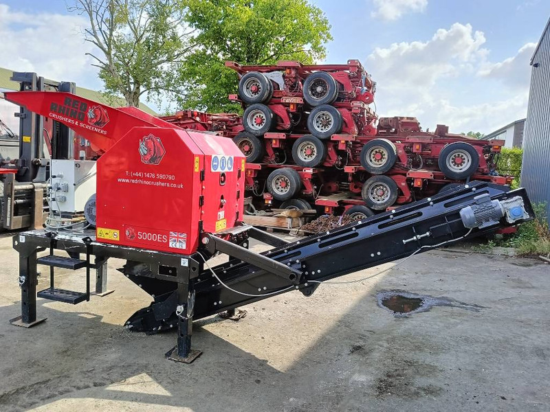 מגרסה ניידת Red Rhino 5000 es crusher 15 kw electric vergruizer 2024 CE: תמונה 11