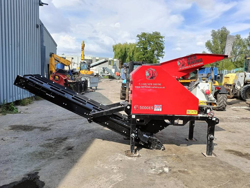 מגרסה ניידת Red Rhino 5000 es crusher 15 kw electric vergruizer 2024 CE: תמונה 6