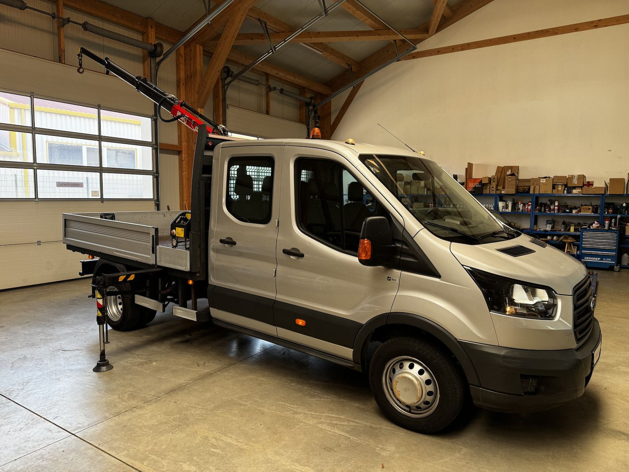 Ford Transit FT 350 DokaTdCI 1.2t Fassi Kran - כלי רכב מסחרי במיטה שטוחה, כלי רכב מסחרי קומבי: תמונה 1 Ford Transit FT 350 DokaTdCI 1.2t Fassi Kran - כלי רכב מסחרי במיטה שטוחה, כלי רכב מסחרי קומבי: תמונה 1