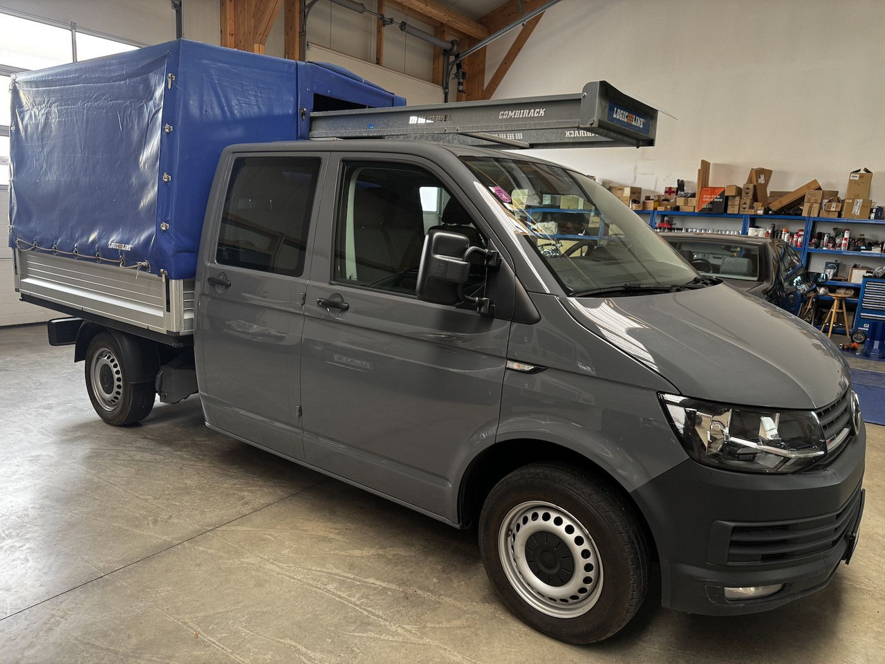 Volkswagen T6 Doka 2.0 TDI 4Motion Plane puregrey - כלי רכב מסחרי עם וילונות צד, כלי רכב מסחרי קומבי: תמונה 4 Volkswagen T6 Doka 2.0 TDI 4Motion Plane puregrey - כלי רכב מסחרי עם וילונות צד, כלי רכב מסחרי קומבי: תמונה 4