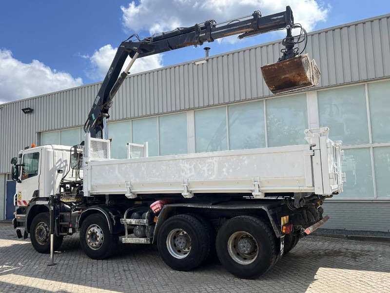 מזהיר, משאית מנוף Scania P 400 8X4 KIPPER 2010 + HIAB Crane EURO 5: תמונה 9