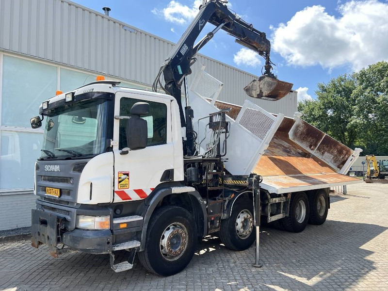 מזהיר, משאית מנוף Scania P 400 8X4 KIPPER 2010 + HIAB Crane EURO 5: תמונה 5