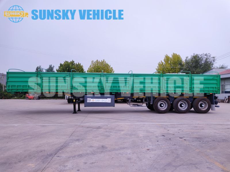 SUNSKY 13M dropside semi trailer - סמיטריילר צד נופל/ שטוח: תמונה 4 SUNSKY 13M dropside semi trailer - סמיטריילר צד נופל/ שטוח: תמונה 4
