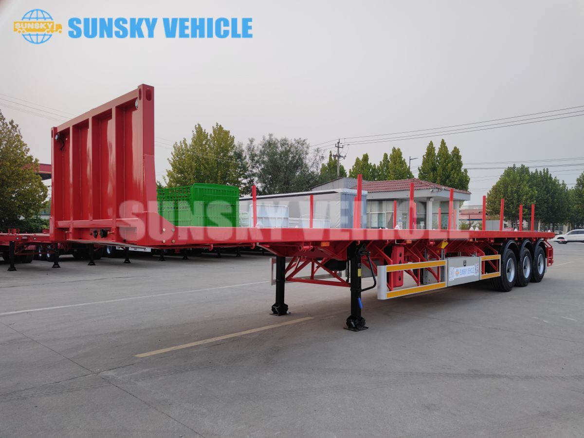 SUNSKY 3-axle Flat Deck Trailer - סמיטריילר צד נופל/ שטוח: תמונה 1 SUNSKY 3-axle Flat Deck Trailer - סמיטריילר צד נופל/ שטוח: תמונה 1