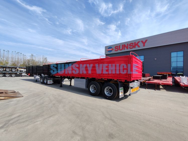 SUNSKY Interlink Semi Trailer - סמיטריילר צד נופל/ שטוח: תמונה 4 SUNSKY Interlink Semi Trailer - סמיטריילר צד נופל/ שטוח: תמונה 4