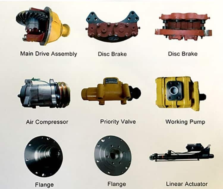 List of XCMG QY50KA truck crane consumable spare parts price - חלקי חילוף עבור עגורן נייד: תמונה 3 List of XCMG QY50KA truck crane consumable spare parts price - חלקי חילוף עבור עגורן נייד: תמונה 3