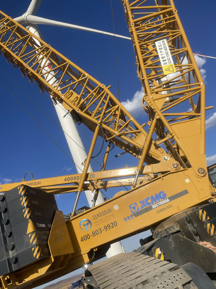 עגורן זוחל XCMG Official Heavy Duty Used Hydraulic Crane 1000 Ton XGC15000A Lattice Boom Tracked Crane Price: תמונה 6