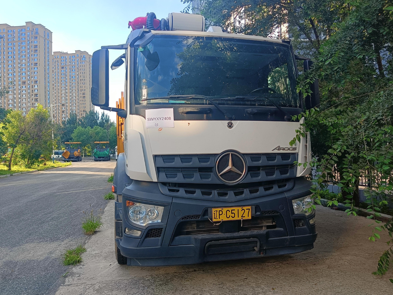 XCMG Official Second Hand Cement Pump Truck HB62V 62m Concrete Pump Truck Price List - משאית משאבת בטון: תמונה 2 XCMG Official Second Hand Cement Pump Truck HB62V 62m Concrete Pump Truck Price List - משאית משאבת בטון: תמונה 2
