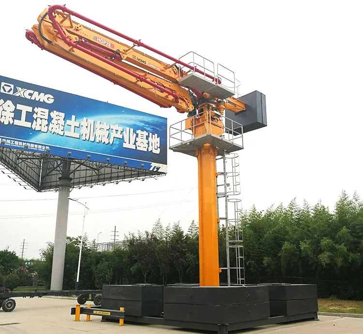 XCMG Schwing Concrete Distributor HGP32 High Efficiency 22kw 32m Hydraulic Spider Concrete Placing Boom Made in China - משאבת בטון נייחת: תמונה 3 XCMG Schwing Concrete Distributor HGP32 High Efficiency 22kw 32m Hydraulic Spider Concrete Placing Boom Made in China - משאבת בטון נייחת: תמונה 3