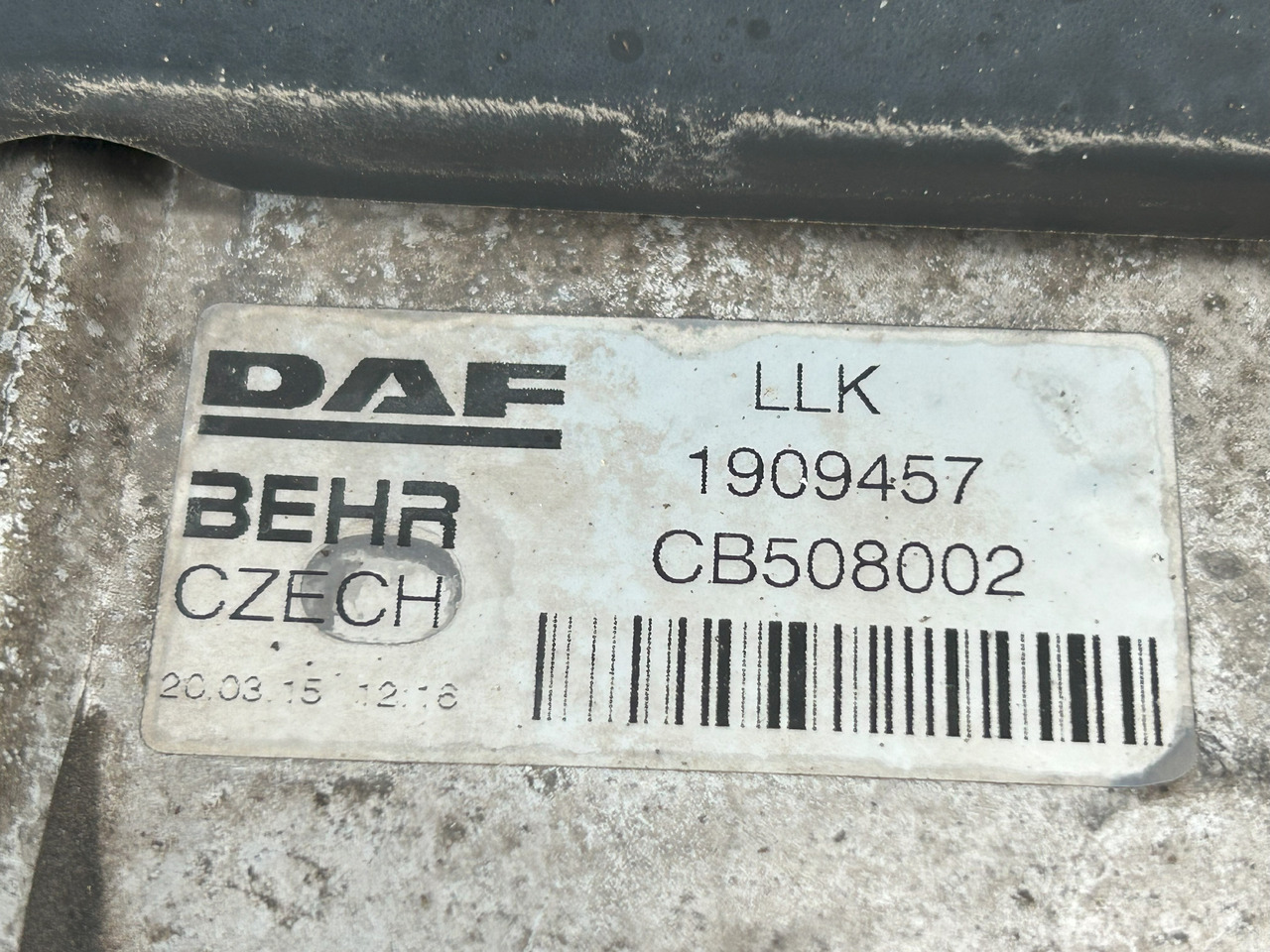 DAF CF EURO 6 COOLER SET - רדיאטור עבור משאית: תמונה 5 DAF CF EURO 6 COOLER SET - רדיאטור עבור משאית: תמונה 5