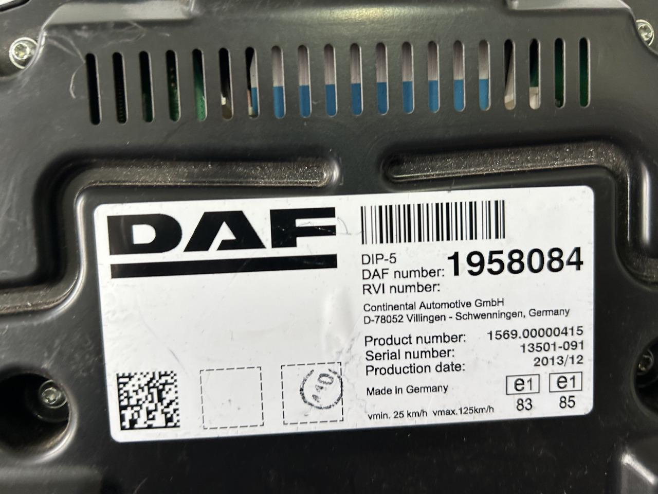 DAF DAF XF 106 CLOCK COUNTER 1958084 - לוח מחוונים: תמונה 3 DAF DAF XF 106 CLOCK COUNTER 1958084 - לוח מחוונים: תמונה 3