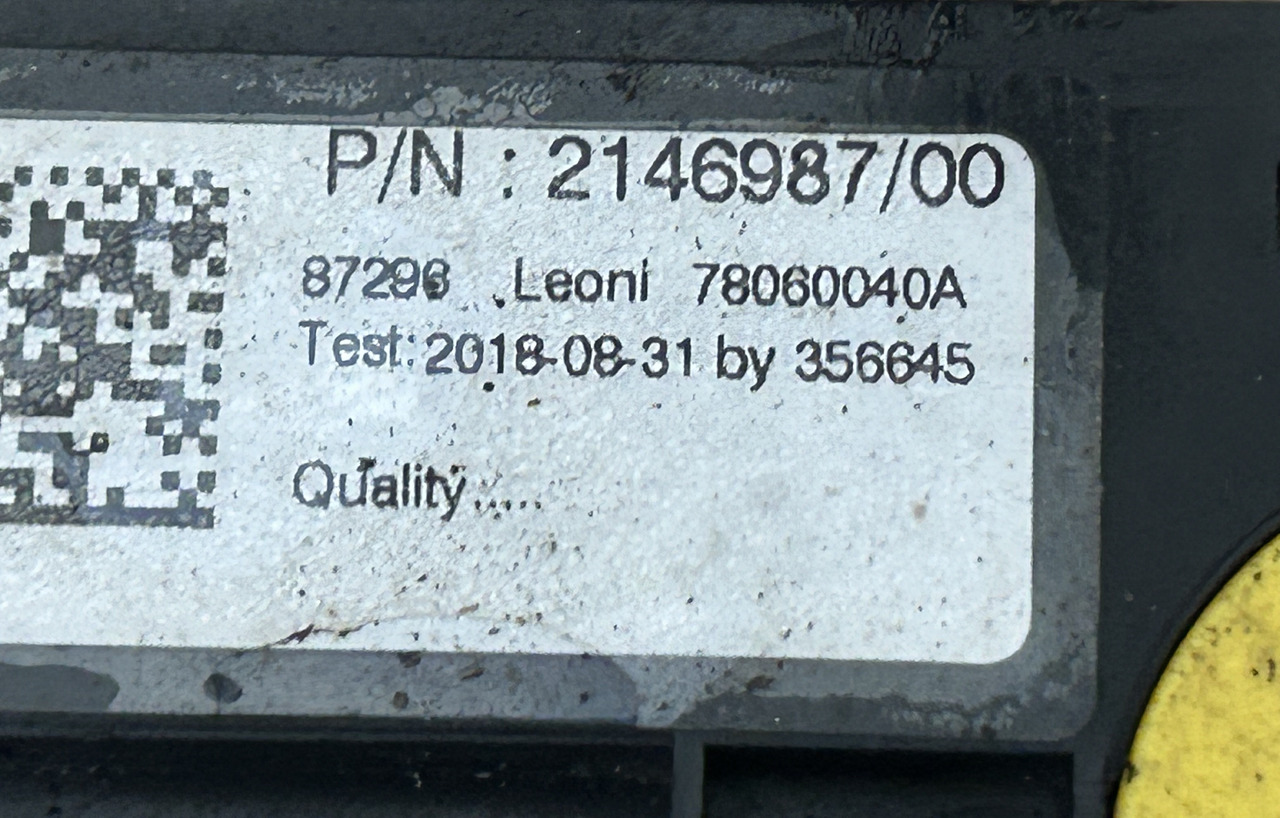DAF ENGINE WIRING HARNESS J1A DAF XF 106 480 530 - כבלים/ רתמת חוט: תמונה 5 DAF ENGINE WIRING HARNESS J1A DAF XF 106 480 530 - כבלים/ רתמת חוט: תמונה 5