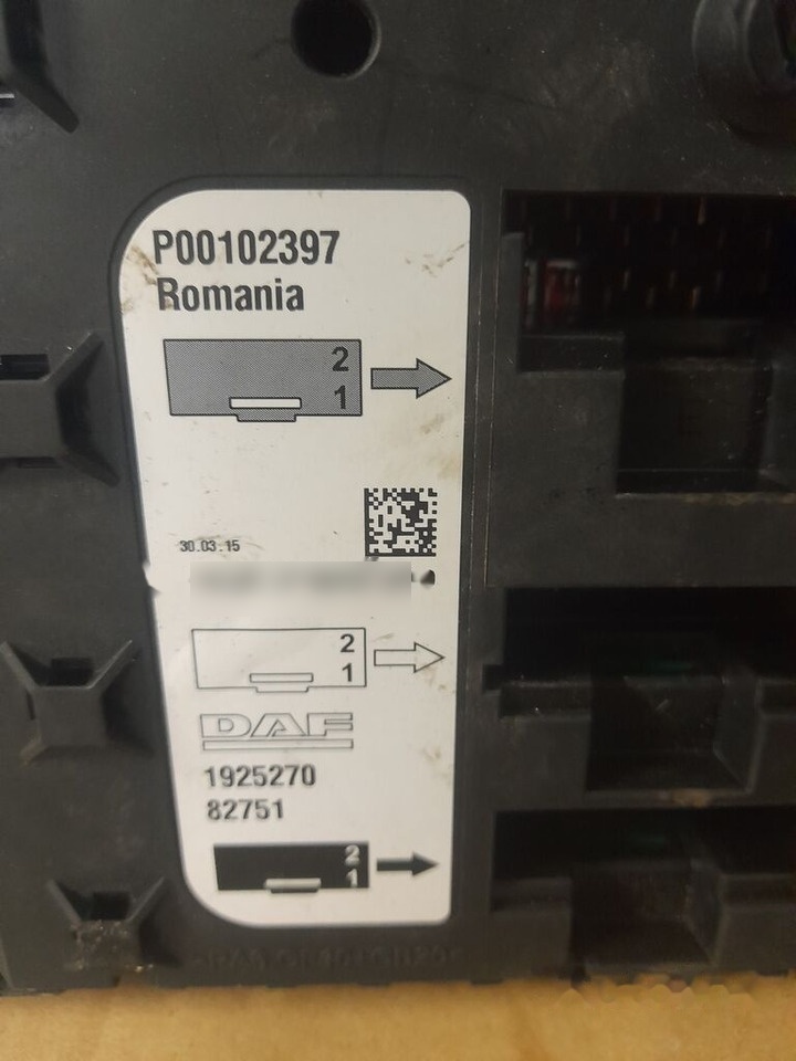 DAF XF 106 1925270 DAF XF 106 1925270 - נתיך עבור משאית: תמונה 2 DAF XF 106 1925270 DAF XF 106 1925270 - נתיך עבור משאית: תמונה 2