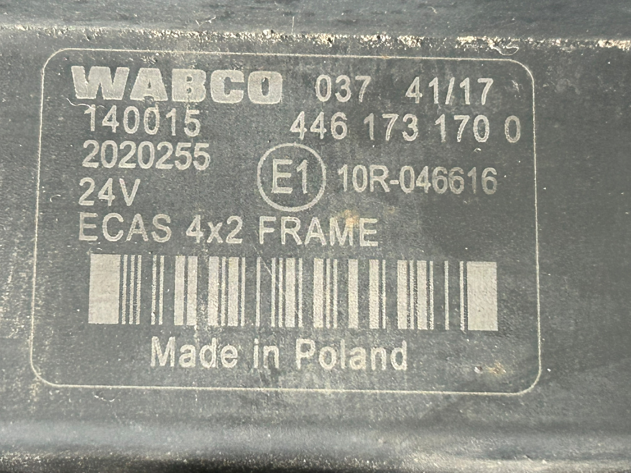 DAF XF 106 480 ECAS COMPUTER CONTROLLER - ECU: תמונה 5 DAF XF 106 480 ECAS COMPUTER CONTROLLER - ECU: תמונה 5