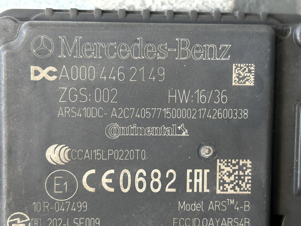 MERCEDES-BENZ RADAR DISTRONIC ACTROS MP4 - ECU: תמונה 2 MERCEDES-BENZ RADAR DISTRONIC ACTROS MP4 - ECU: תמונה 2