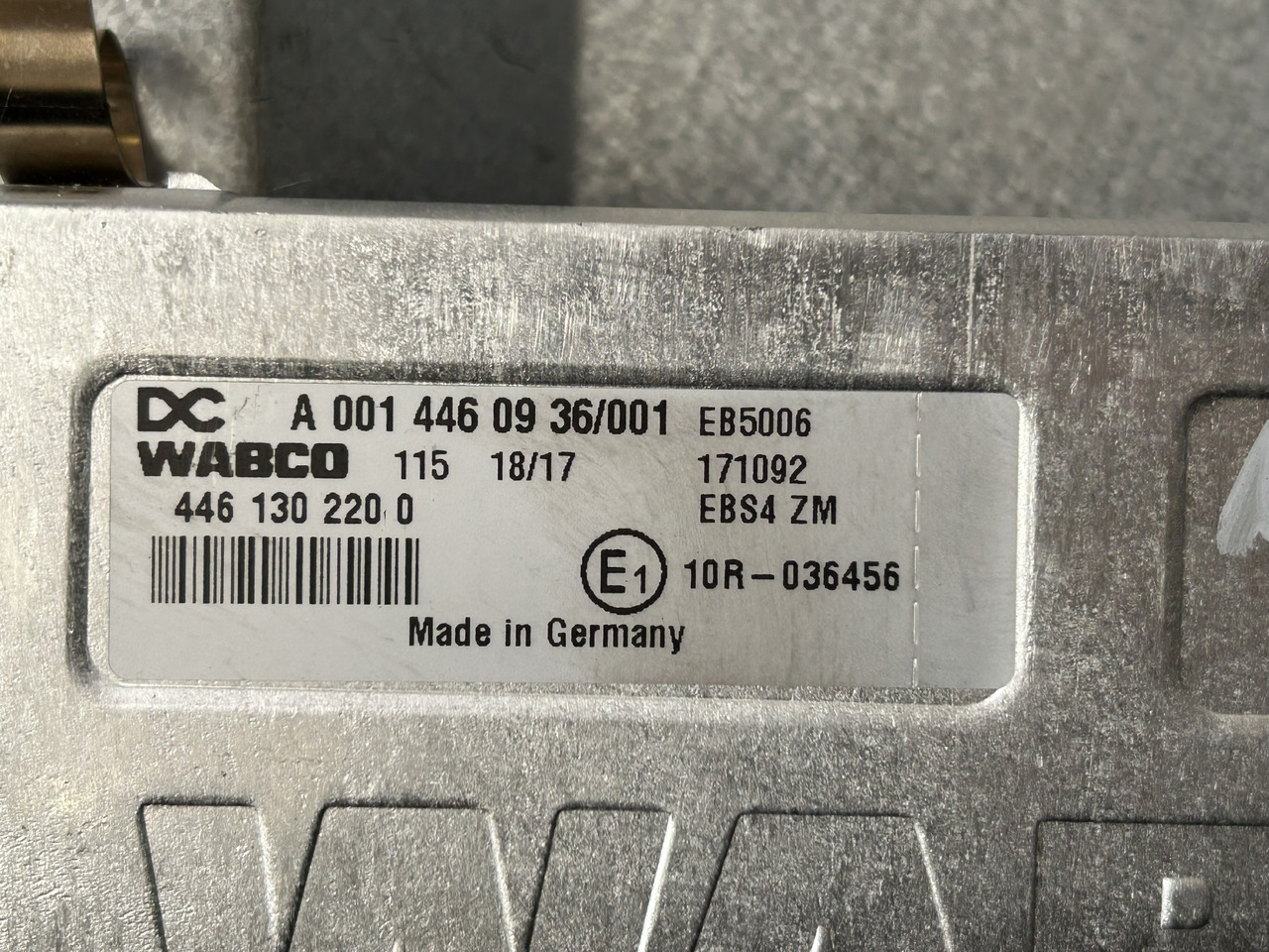 MERCEDES EBS CONTROLLER ACTROS MP4 - ECU: תמונה 2 MERCEDES EBS CONTROLLER ACTROS MP4 - ECU: תמונה 2